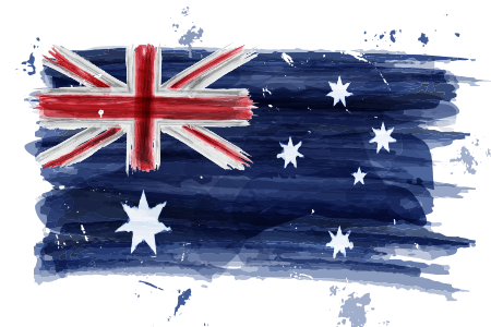 Weinhandelshaus Flagge Australien