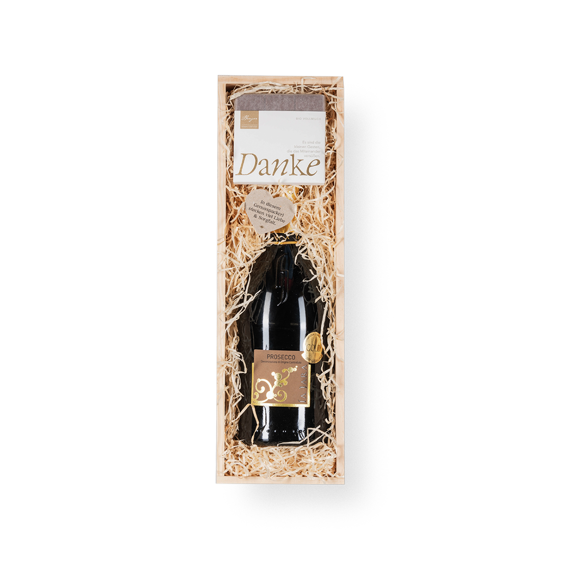 DANKE in Holz 370 x 105 mm
