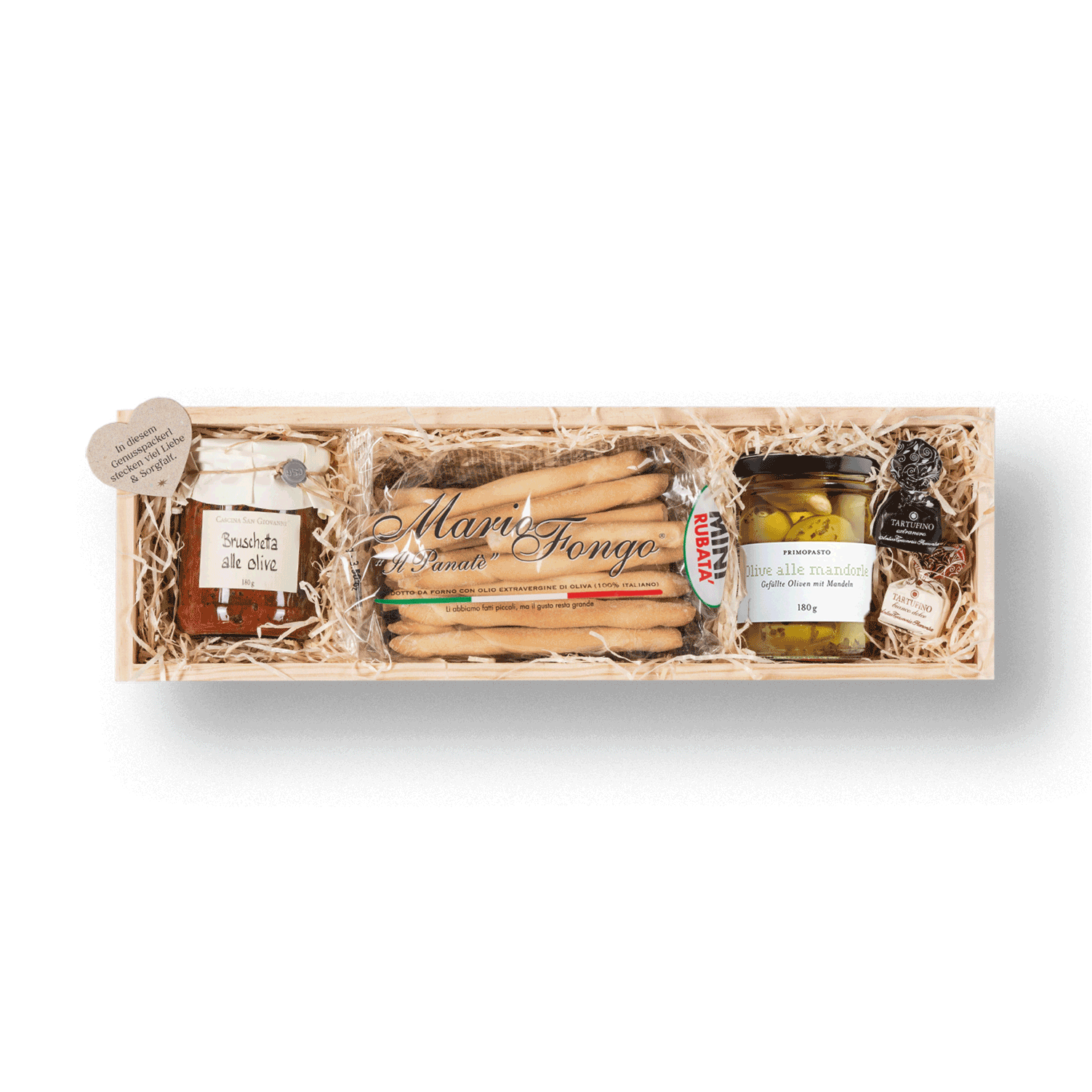 GRAZIE in Holz 370 x 105 mm