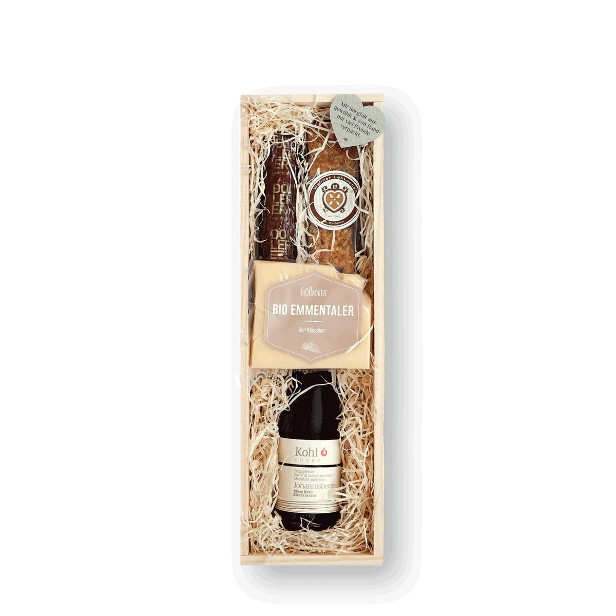 ADVENTSEITERL - ALKOHOLFREI in Holz 370 x 105 mm