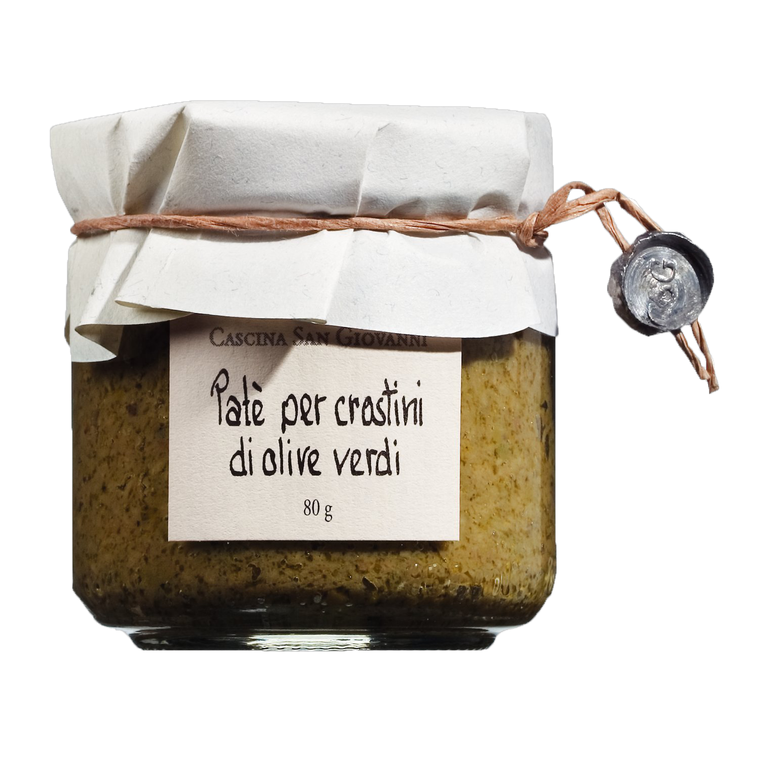 Paté per crostini di olive verdi, 80 g
