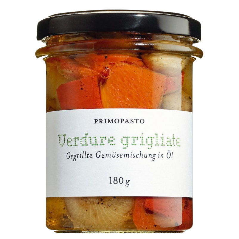 Gegrillte Gemüsemischung in Öl, 180 g