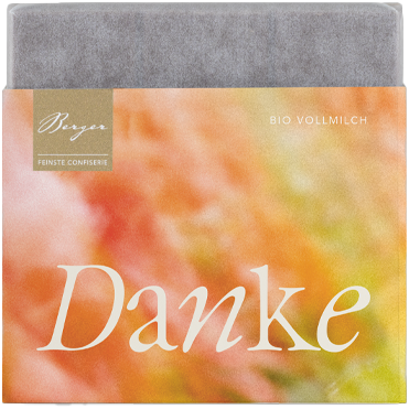 Vollmilchschokolade "Danke" Bio, 40 g
