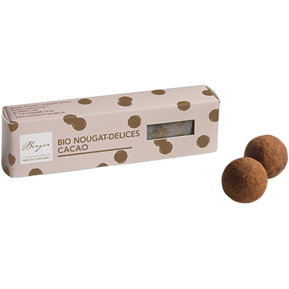 4er Nougat Delices Cacao Bio, 40 g