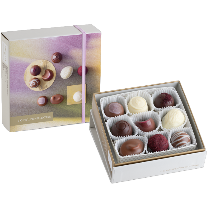 9er Pralinen Selektion "Herbst" Bio, 100 g