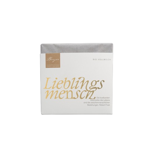 Schokolade Vollmilch "Lieblingsmensch", 70 g
