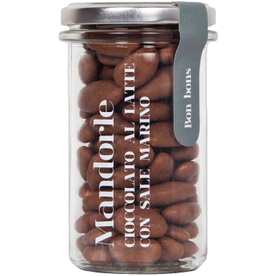 Mandeln mit Milchschokolade & Meersalz, 160 g