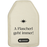 Weinkühler Manschette "A Flascherl geht immer"