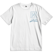 T-Shirt in weiß "3 gewinnt", Größe M