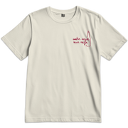 T-Shirt in natural "mehr Mut zur Reife", Größe XL