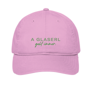 Cap in pink "A Glaserl geht immer"