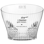 Flaschenkühler Magnum Acrylglas geriffelt "A Magnum geht immer"