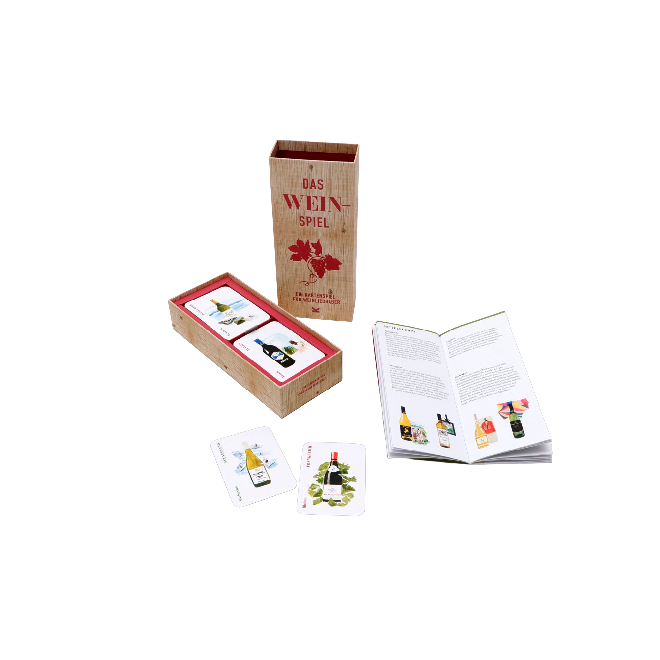 Ein Kartenspiel für Weinliebhaber