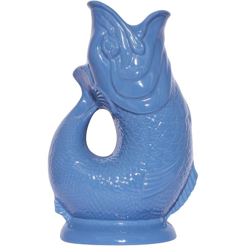 Fisch-Karaffe, sea blue - meeresblau, 1,2 l