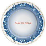 Teller "Dolce far Niente", 21 cm