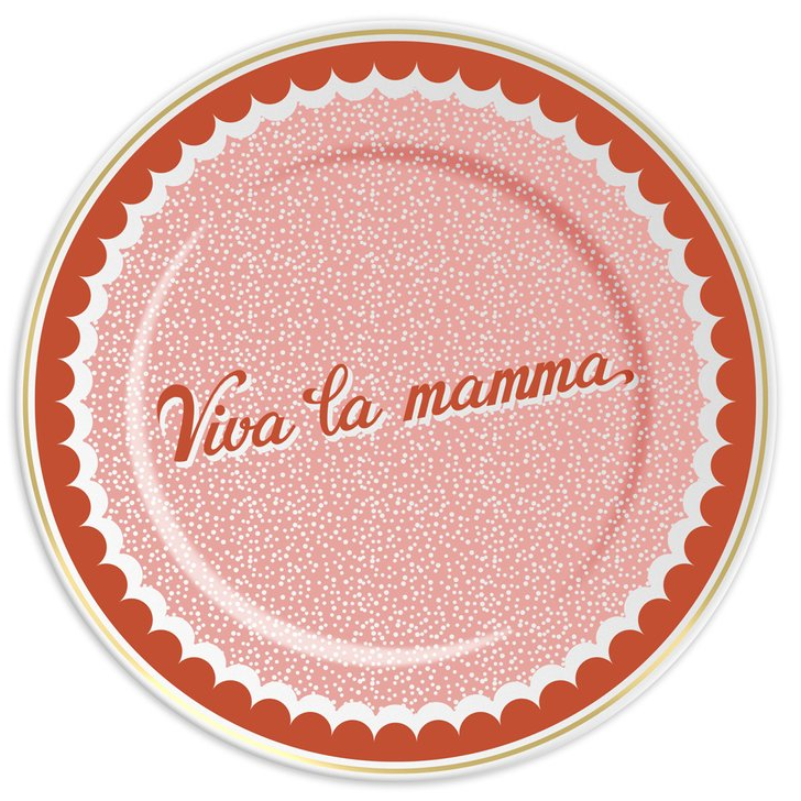 Teller "Viva la Mamma", 16 cm