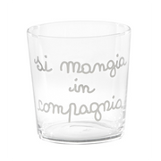 Glas "si mongia in compagnia"