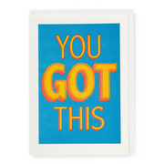 Karte "You got this"