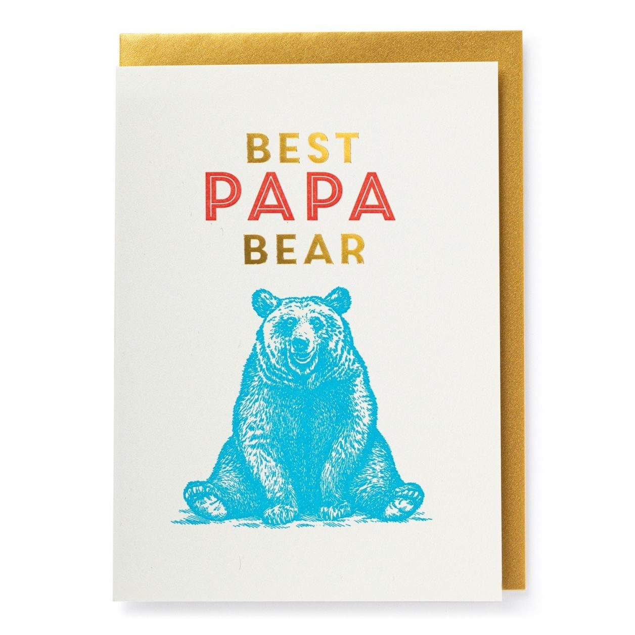 Karte "Best papa bear"