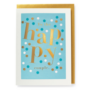 Karte "To the happy couple"