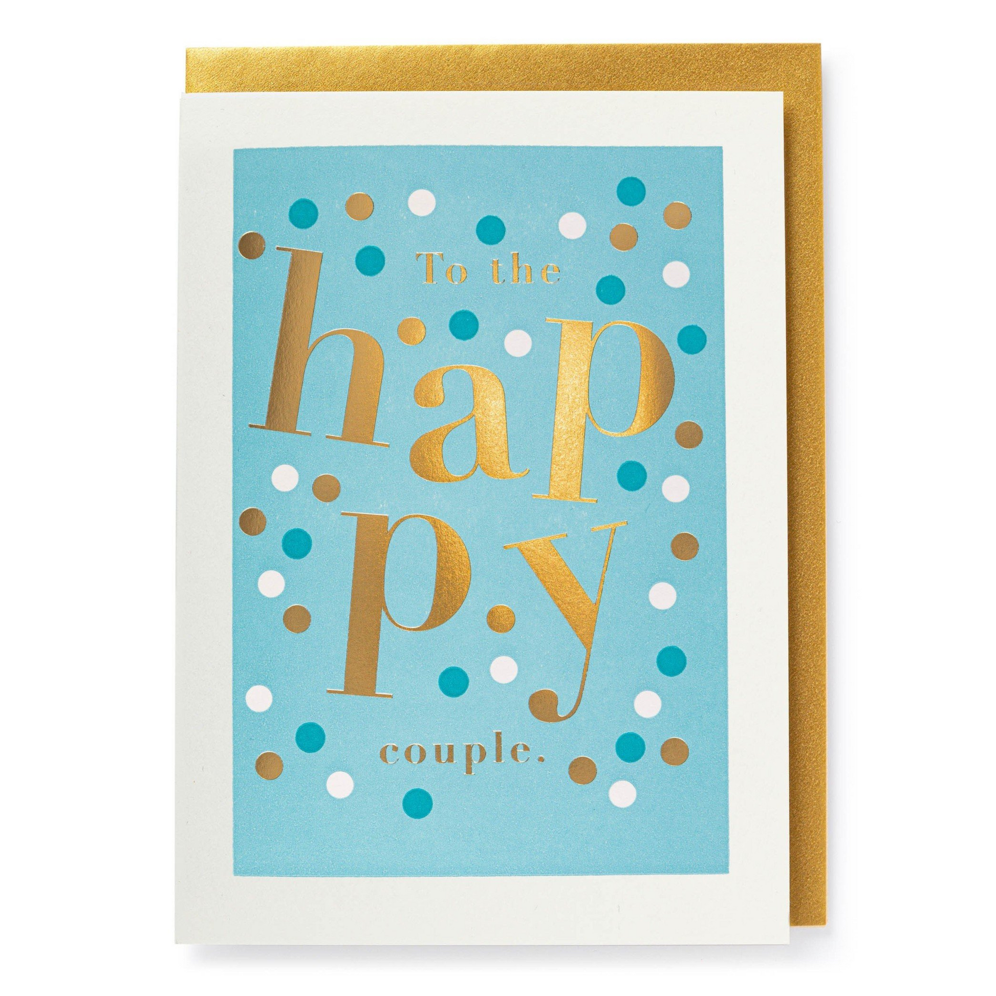 Karte "To the happy couple"