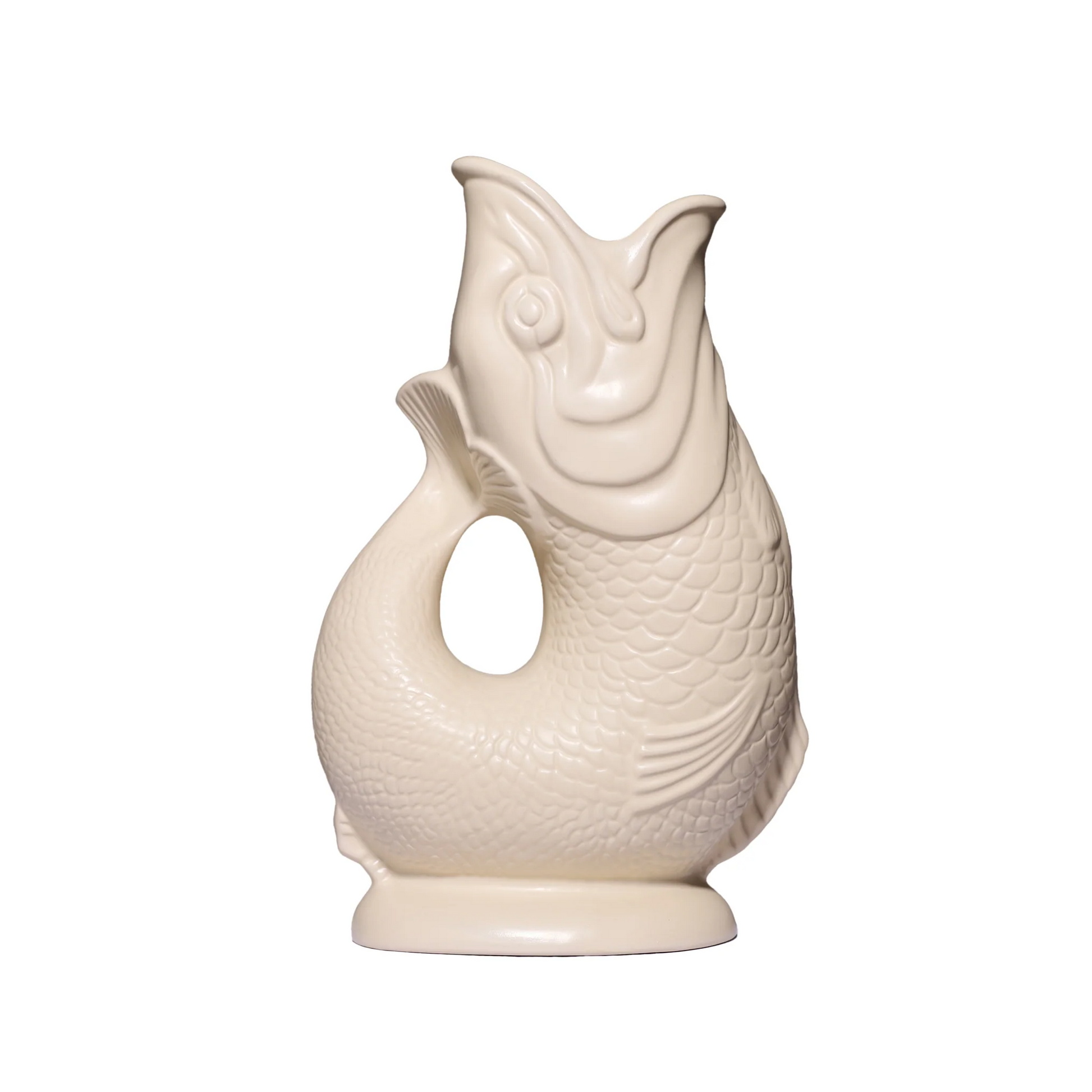 Fisch-Karaffe, Sand matt, 1,2 Liter
