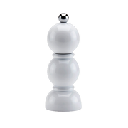 Salz- & Pfeffermühle, Mini Bob, white - weiß, 14 cm