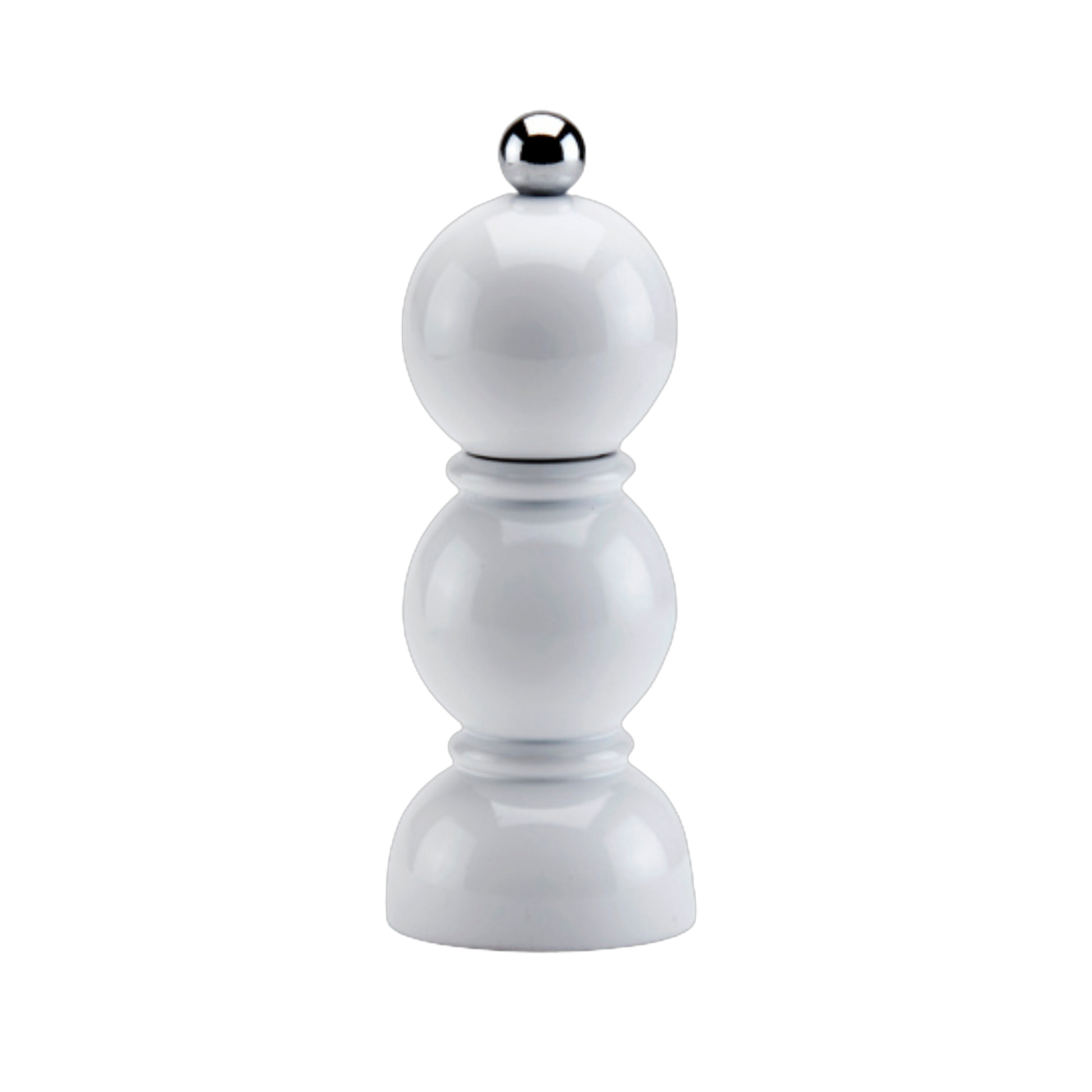 Salz- & Pfeffermühle, Mini Bob, white - weiß, 14 cm