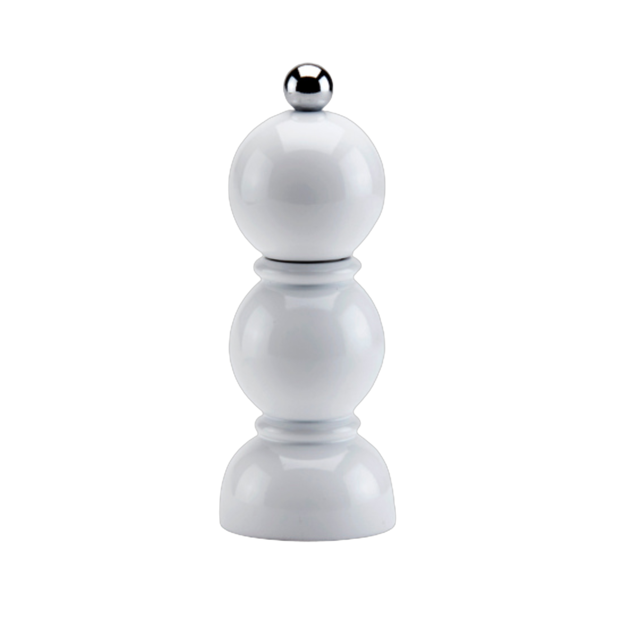 Salz- & Pfeffermühle, Mini Bob, white - weiß, 14 cm