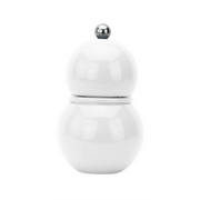 Salz- & Pfeffermühle, Chubbie, white - weiß, 12 cm