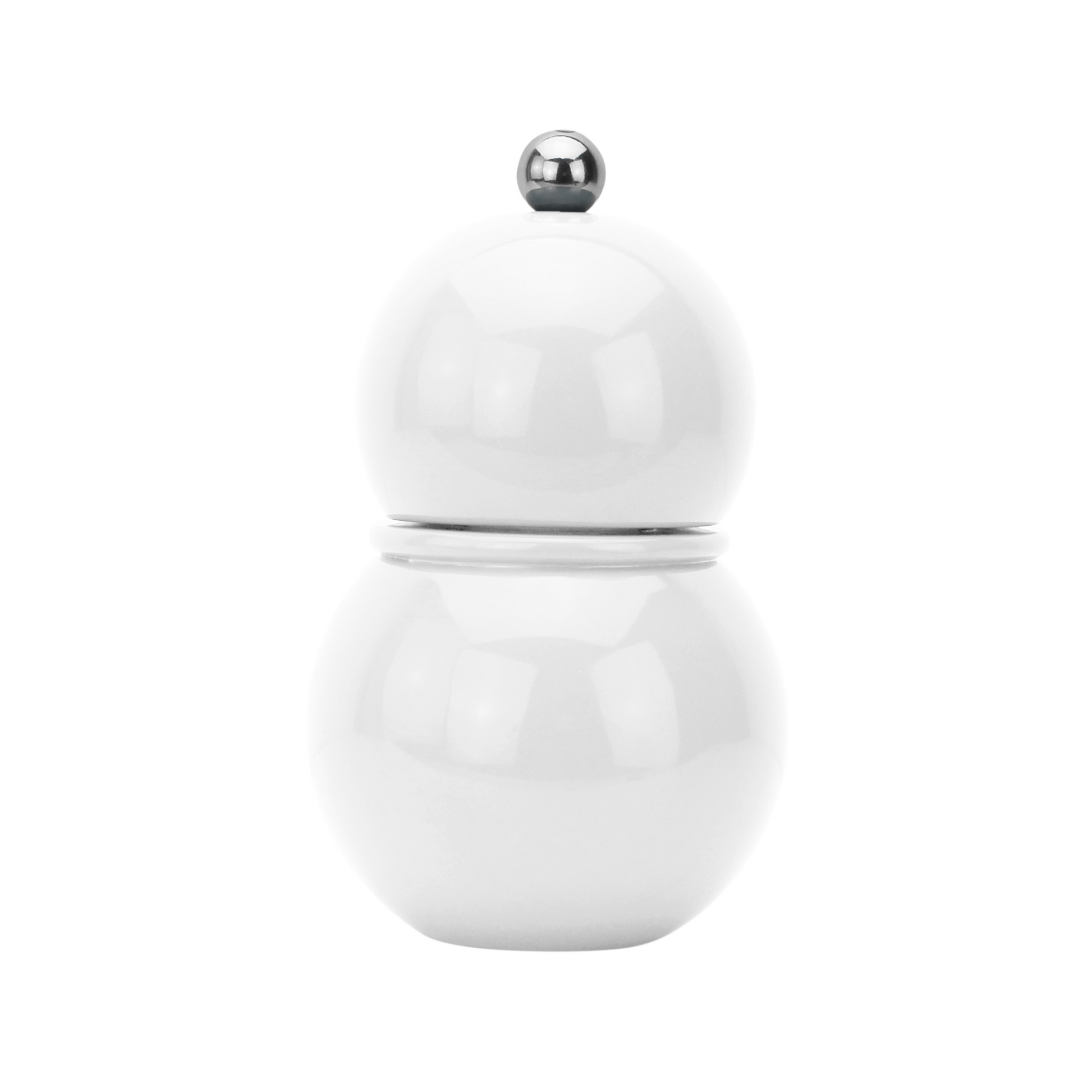 Salz- & Pfeffermühle, Chubbie, white - weiß, 12 cm