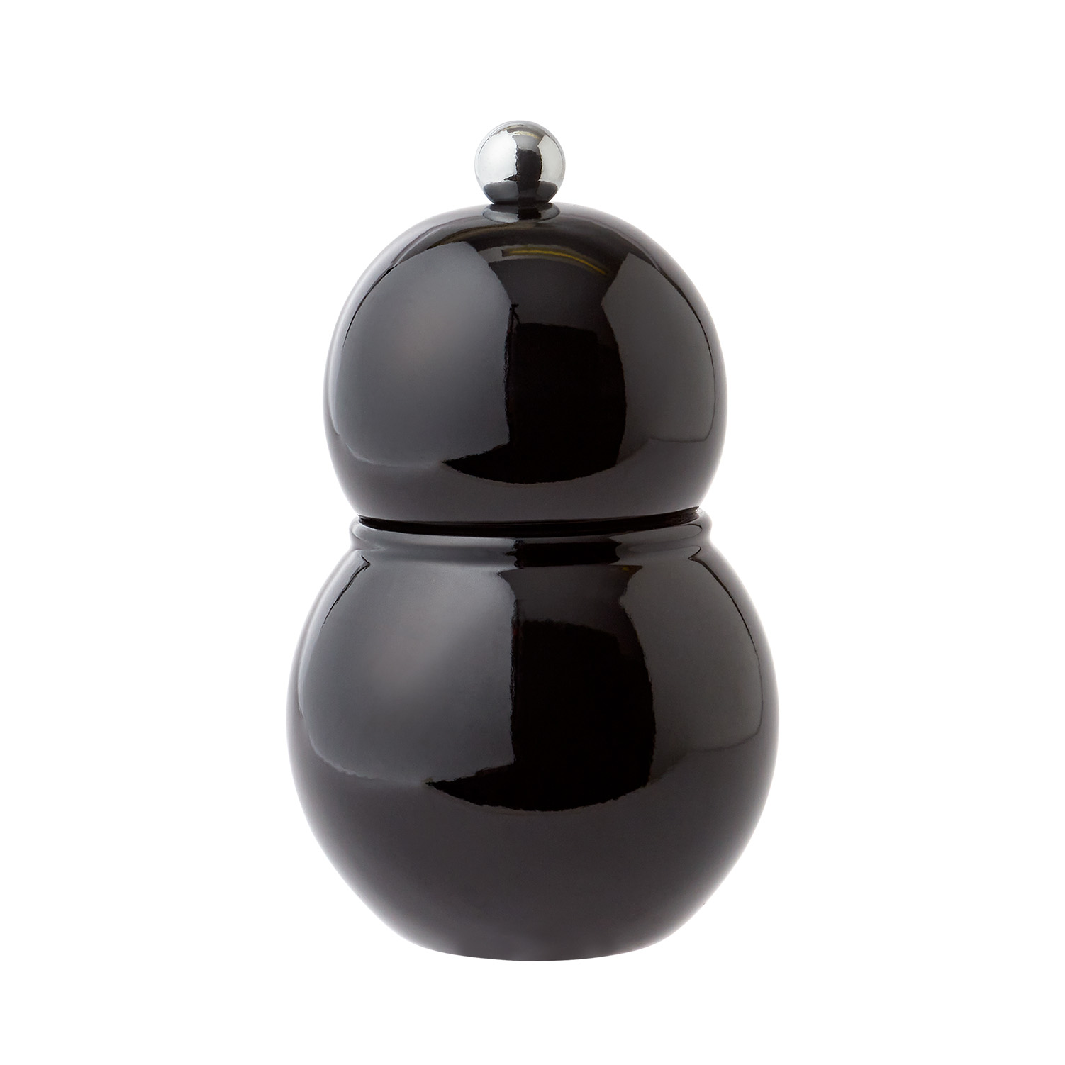 Salz- & Pfeffermühle, Chubbie, black - schwarz, 12 cm