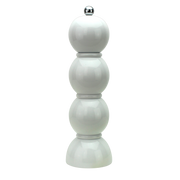 Salz- & Pfeffermühle, Bobbin, white - weiß, 24 cm