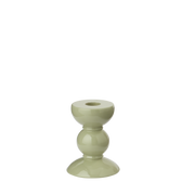 Kerzenständer, Bobbin small, sage - salbeigrün, 10 cm