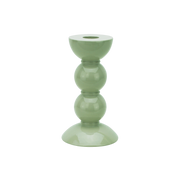 Kerzenständer, Bobbin medium, sage - salbei, 14 cm