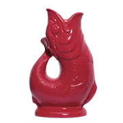 Fisch-Karaffe, berry red -  Beerenrot, 1,2 l