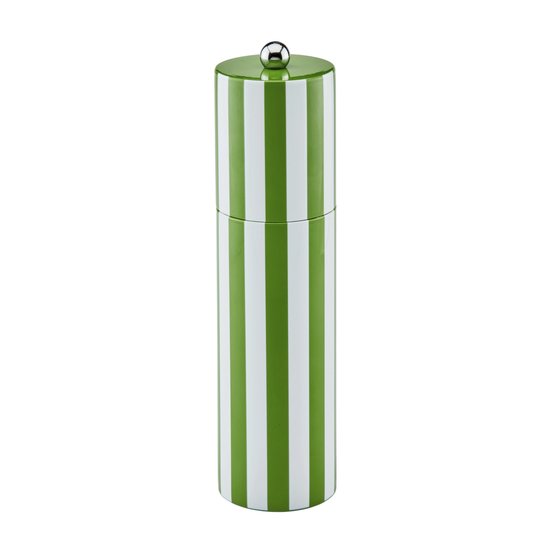 Salz- & Pfeffermühle, Column gestreift, grün-weiß, 24 cm