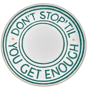 Pizzateller "Don´t Stop ´Til", 32 cm