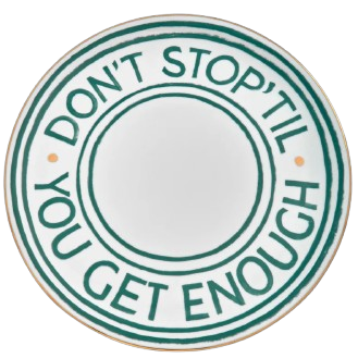 Pizzateller "Don´t Stop ´Til", 32 cm