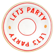 Schüssel "Lets Party", 21 cm