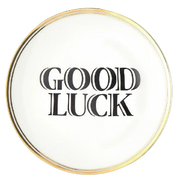 Teller "Good Luck", 17 cm