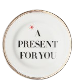 Teller "A present for you", 9,5 cm