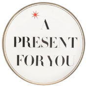 Teller "A present for you", 17 cm
