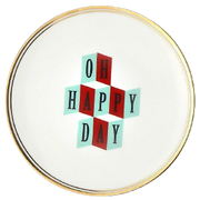 Teller "Happy day", Ø17 cm