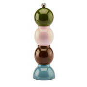 Salz- & Pfeffermühle, Bobbin, Multi Khaki -  khaki, rosa, braun, rauchblau, 24 cm