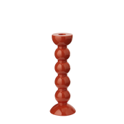 Kerzenständer, Bobbin tall, orange, 24 cm