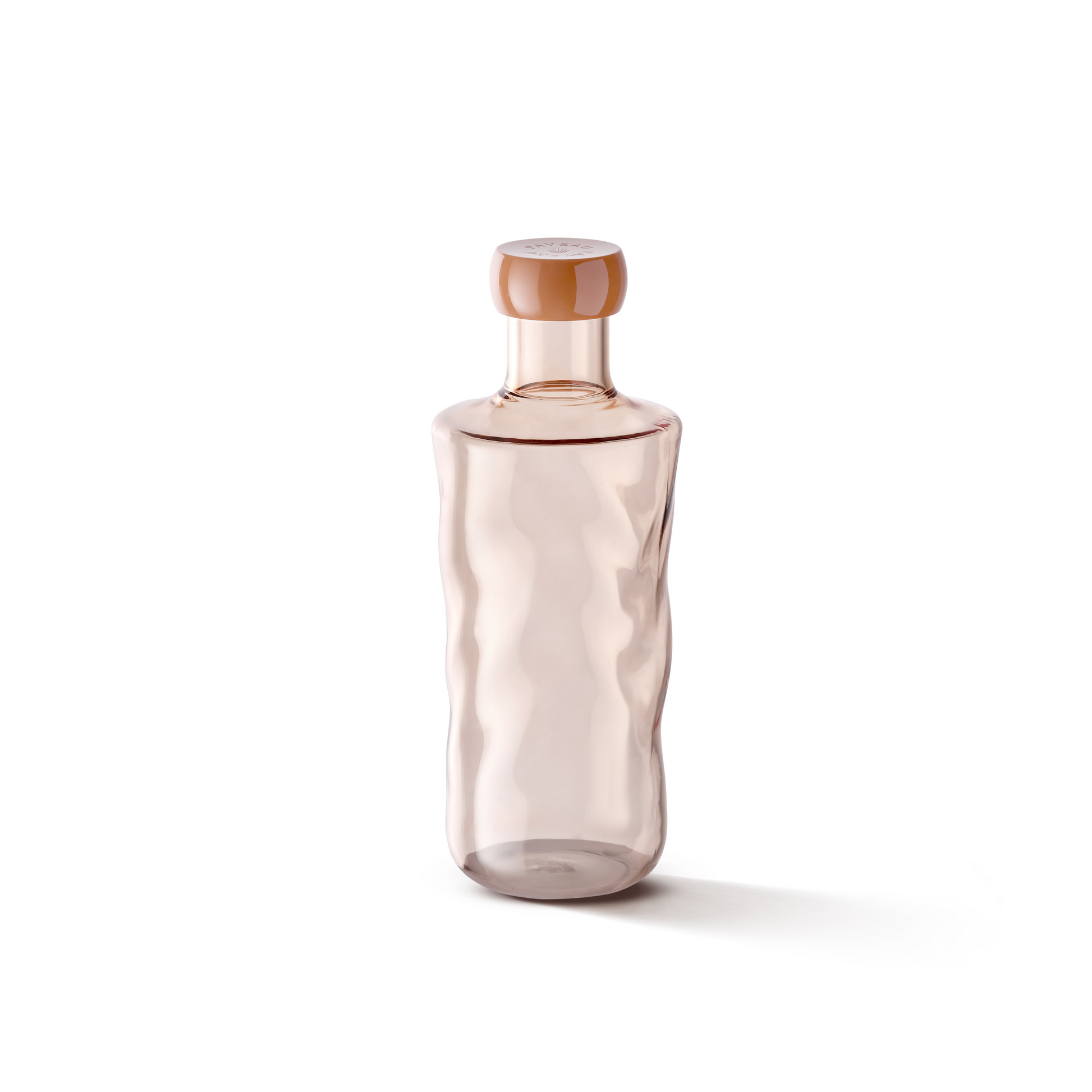 Flasche Swirl, glow - beige, Medium 0,75 l