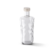 Flasche Swirl, wave - transparent, Large 1,25 l