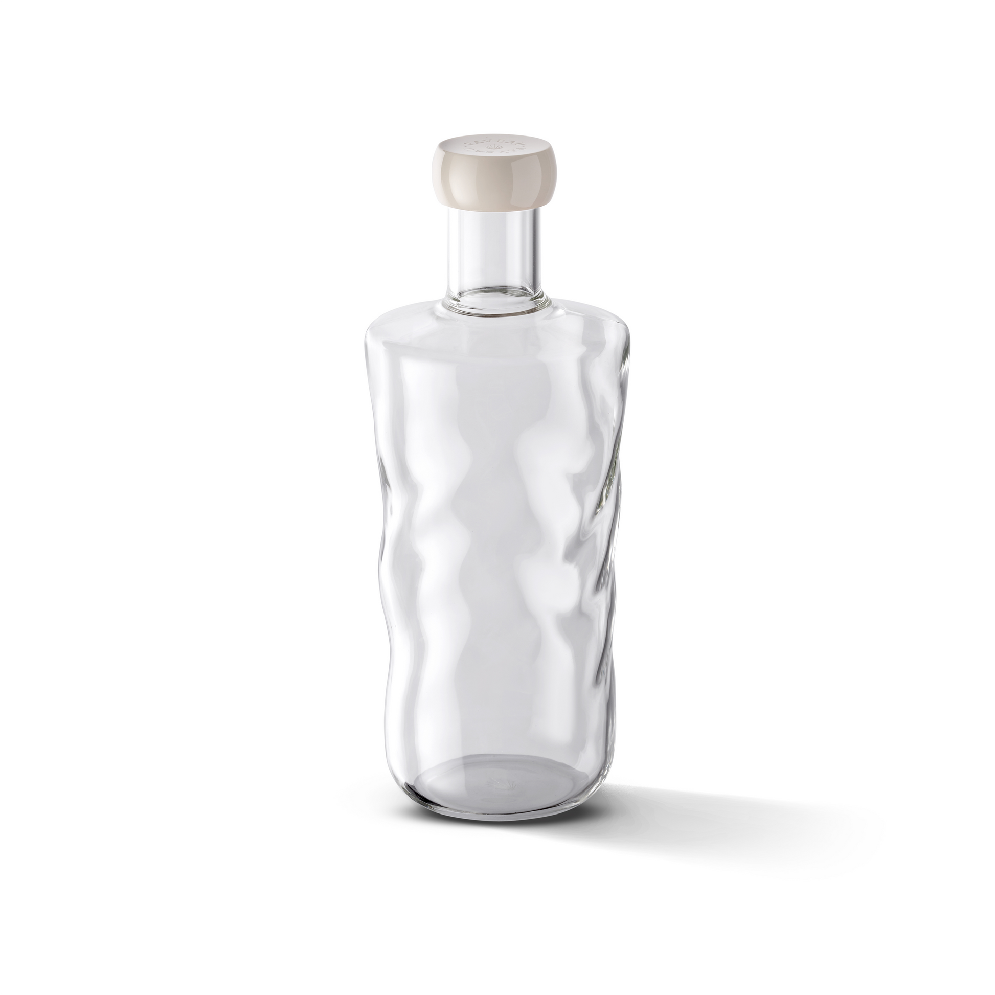 Flasche Swirl, wave - transparent, Large 1,25 l