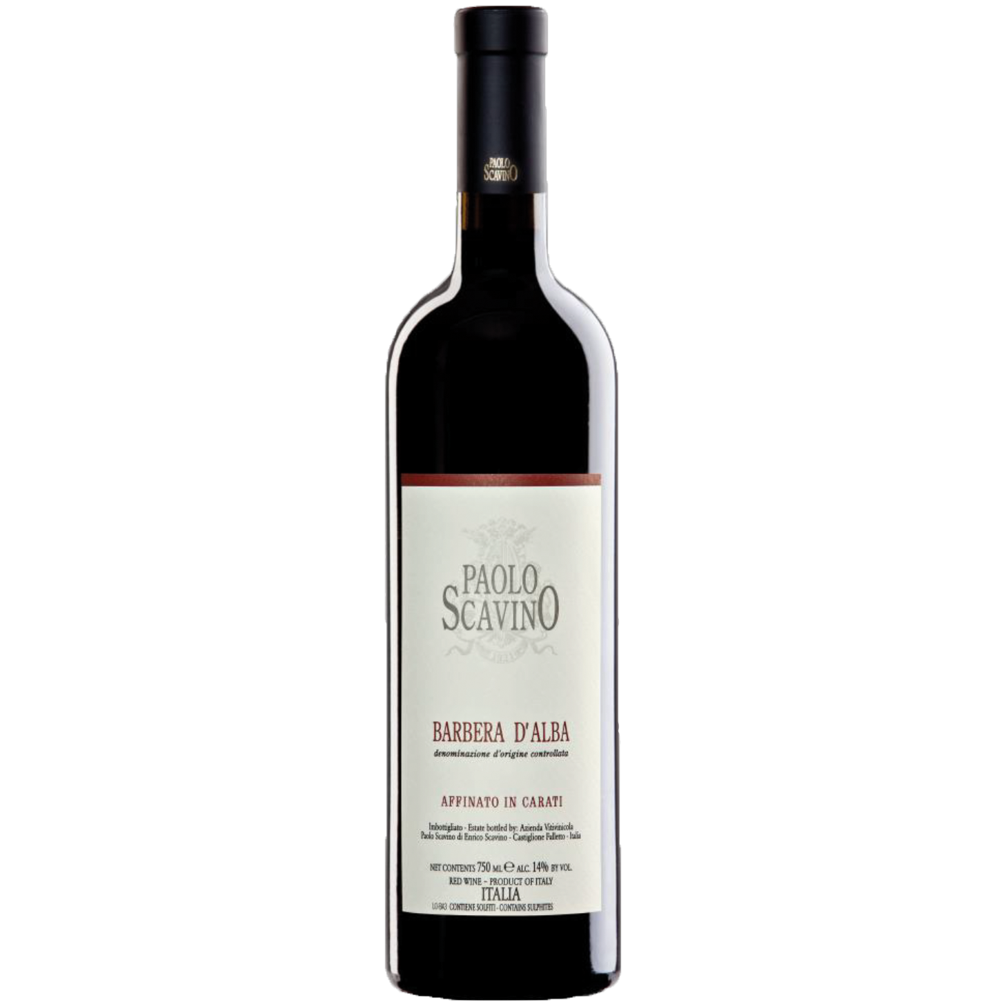 Barbera d'Alba DOC Affinato in Carati 2021